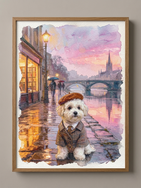 The Parisian Rainy Street