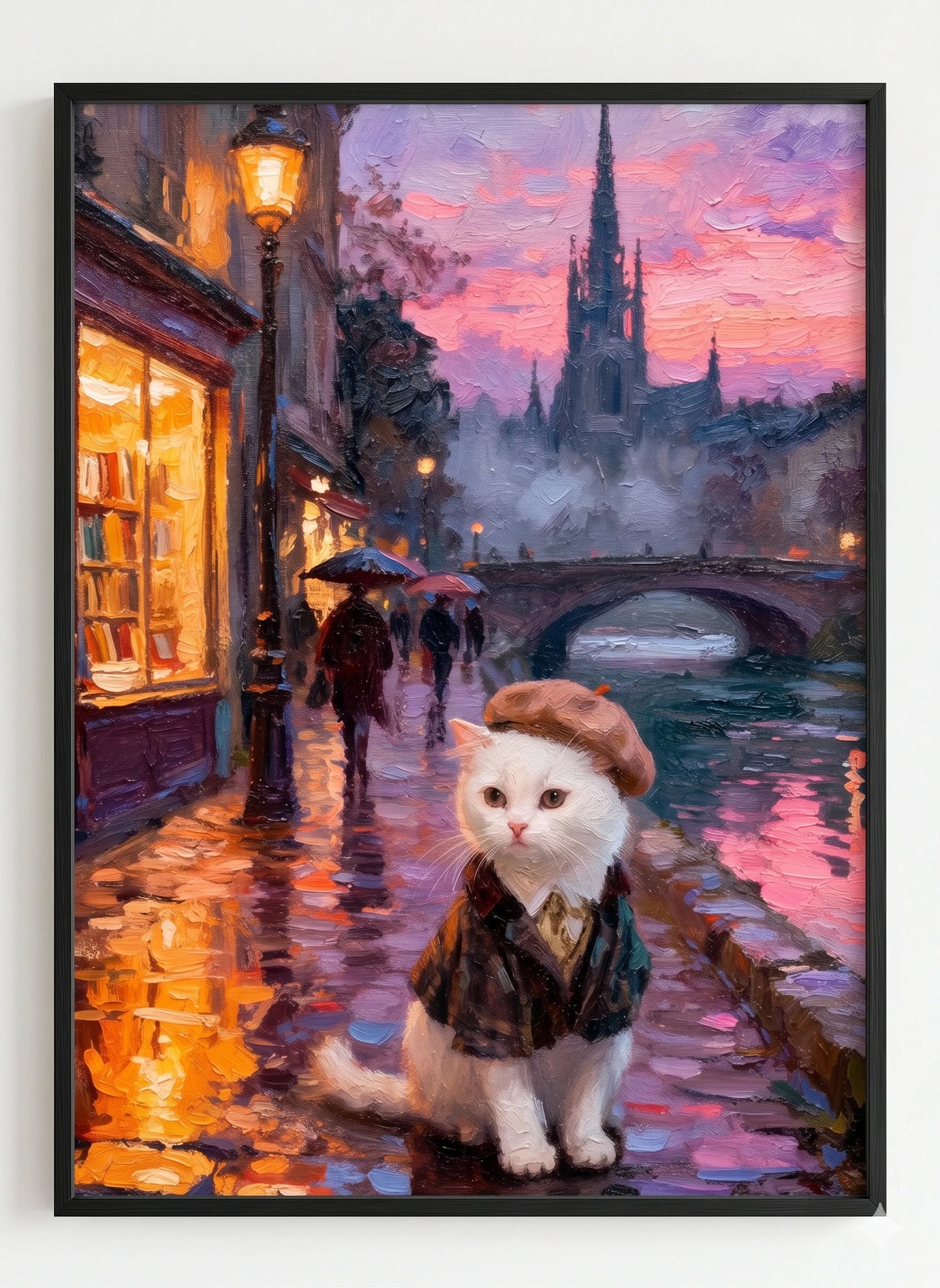 The Parisian Rainy Street